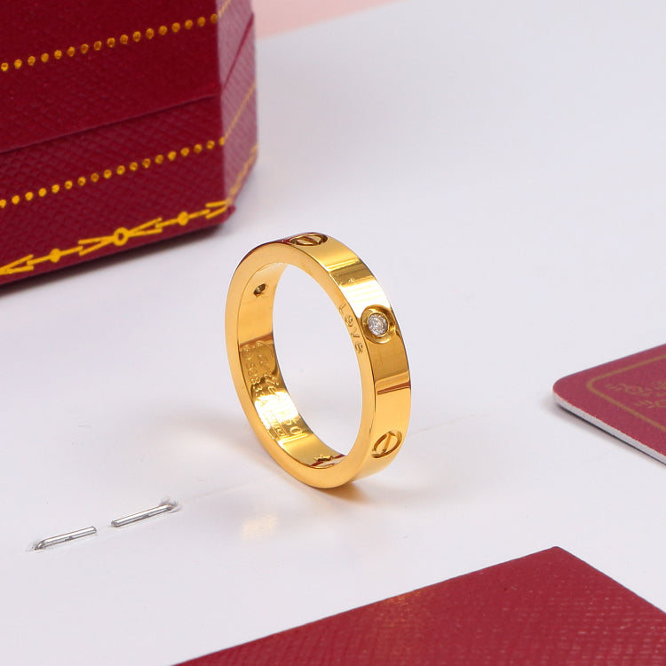 CRR21 With box Fashion Titanium Stainless Steel Wedding Rings Bague Femme 4mm only to Old customers