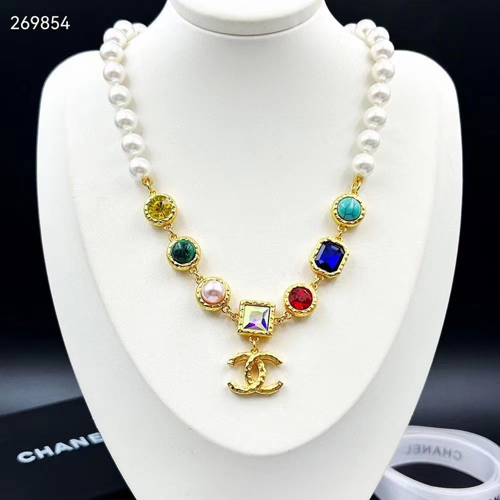 CEM34 new arrive Hot sale fashion gold color necklacefor woman size jewelry  for woman gift