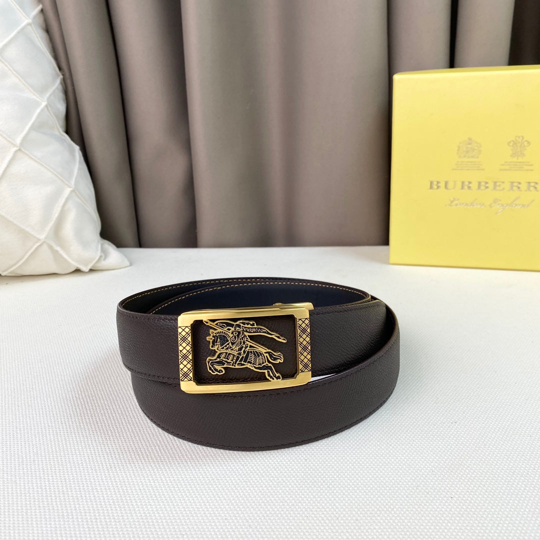 BUEM19  wide 3.5cm new arrive fashion gold and silver color belt waistband for Men gift to choose