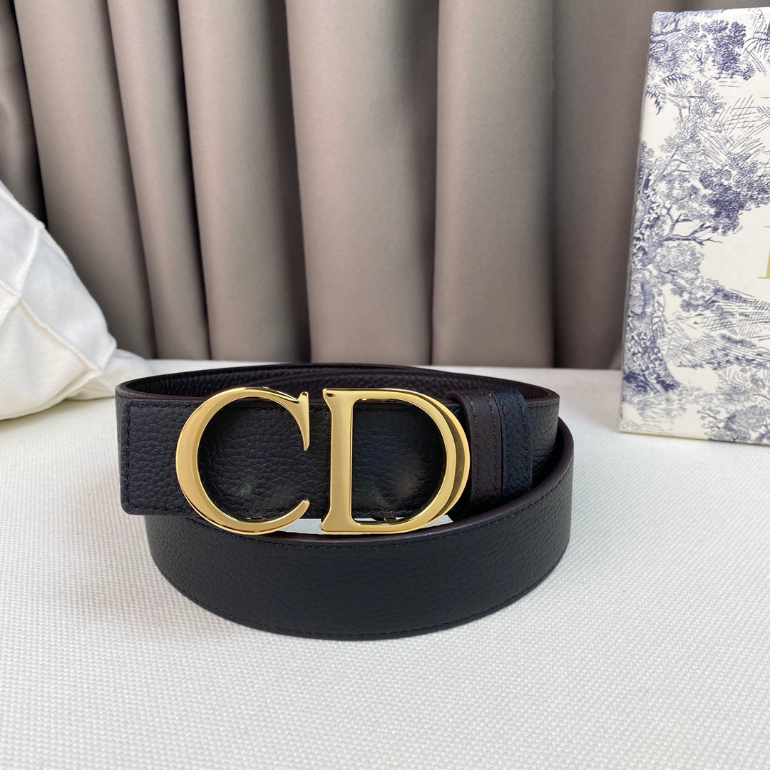 DEM125 wide 3.5cm new arrive fashion gold and silver color belt waistband for Men 3 color gift to choose