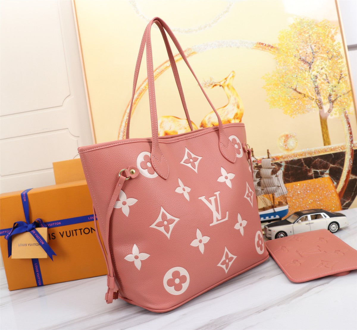 LEM100 New arrive fashion pink color  bag for woman beautiful gift to choose gift size to choose 32x29x17cm