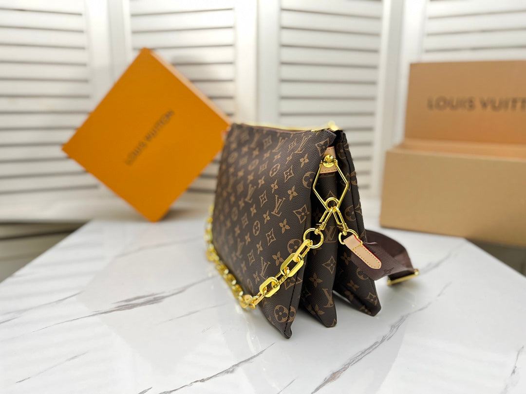 LEM112 New arrive fashion brown  color bag for woman beautiful gift to choose gift size to choose 34 x 24 x 12cm