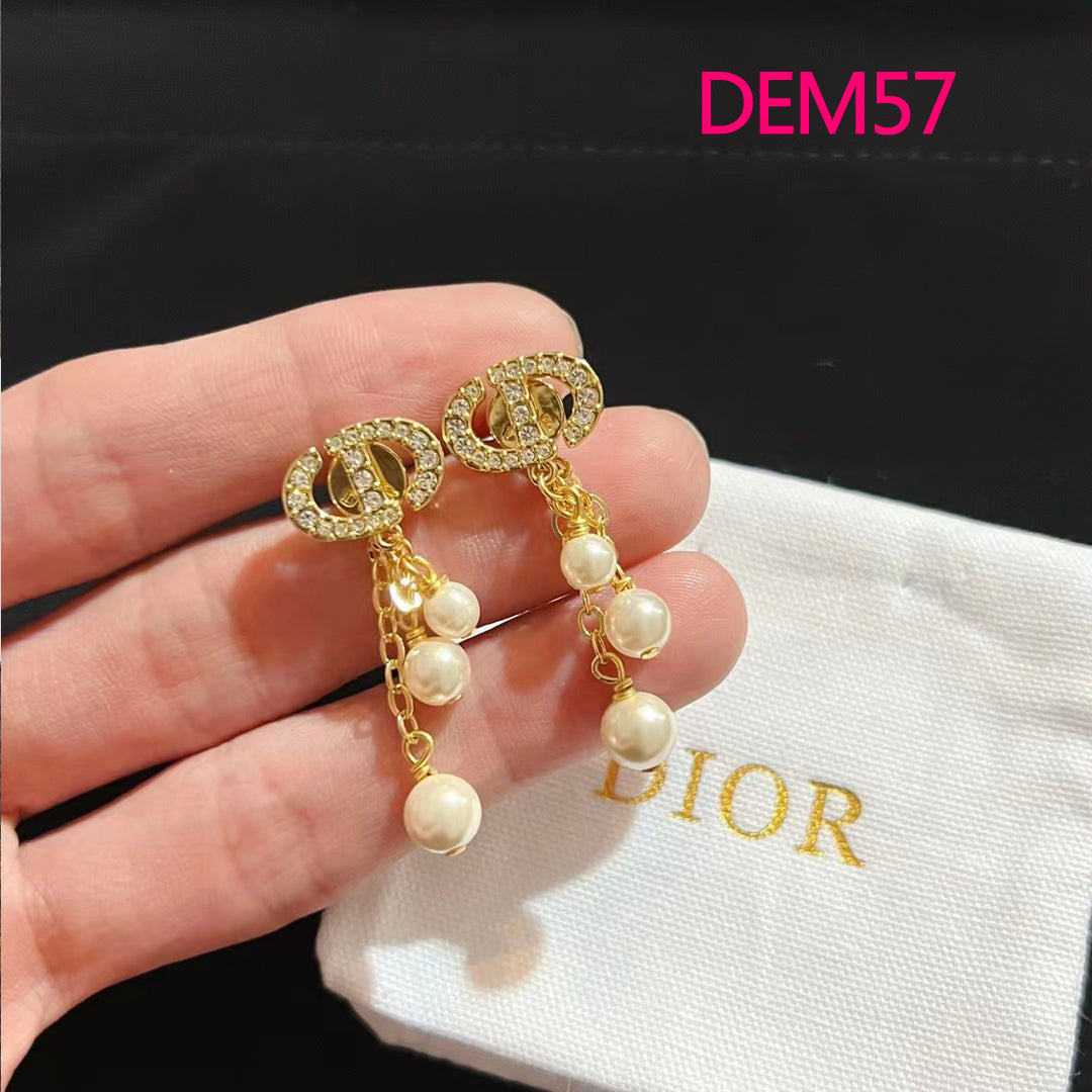 DEM57 New arrive fashion gold color earring  for woman beautiful jewelry to choose gift