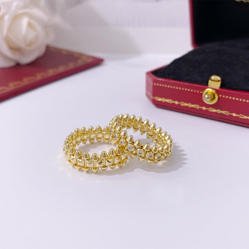 CREM08 New arrive fashion gold color rings for woman beautiful jewelry to choose gift