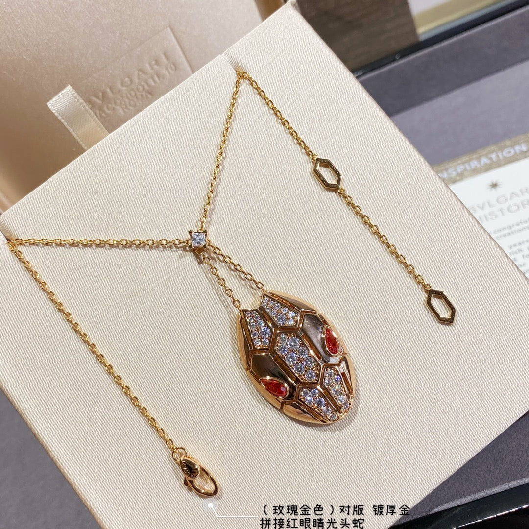 BEM010 New fashion gold full crystal gold color Necklace for woman beautiful jewelry to choose gift