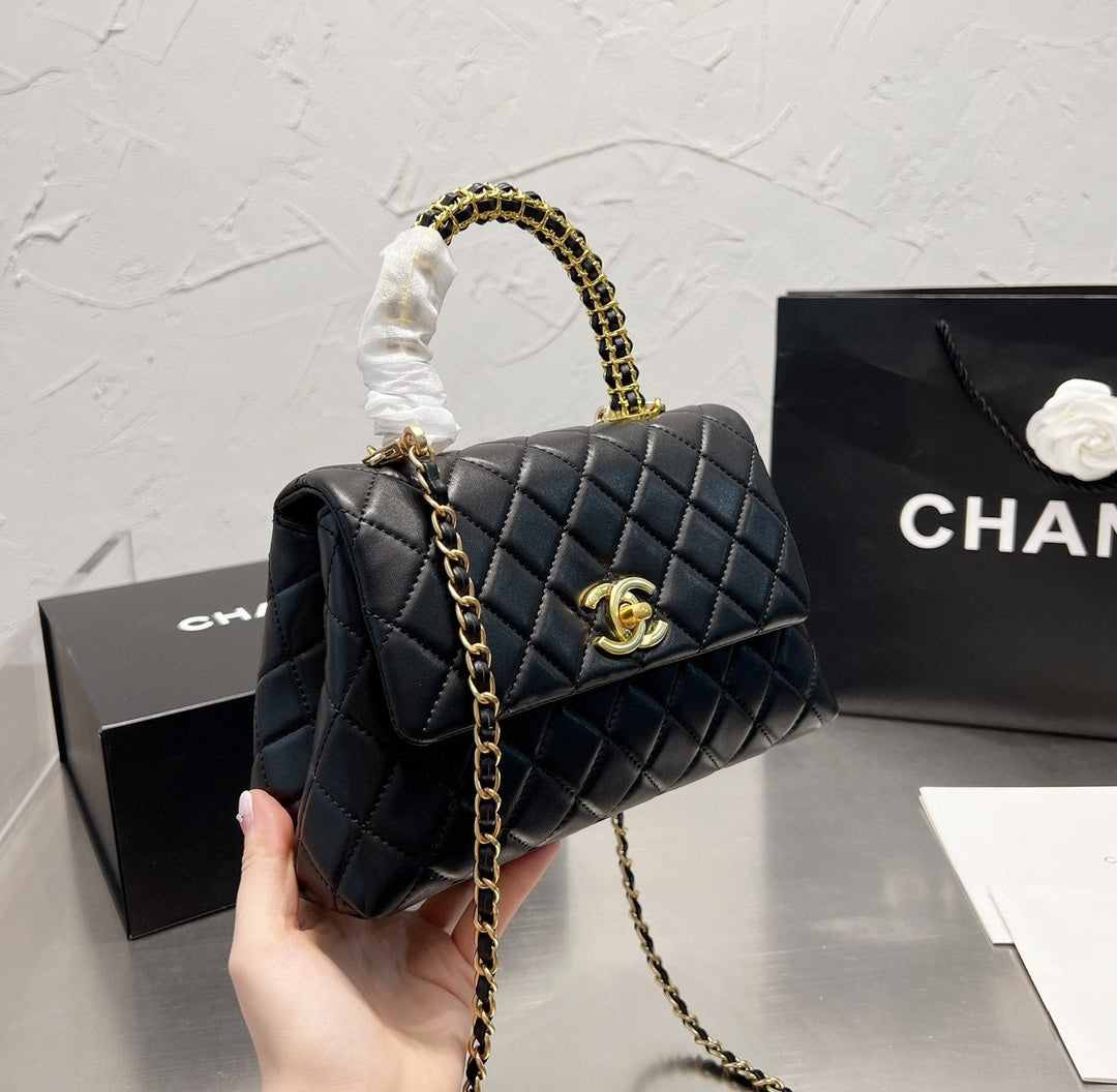 CEM04 New arrive black  color The bag for woman  to choose 25*19cm