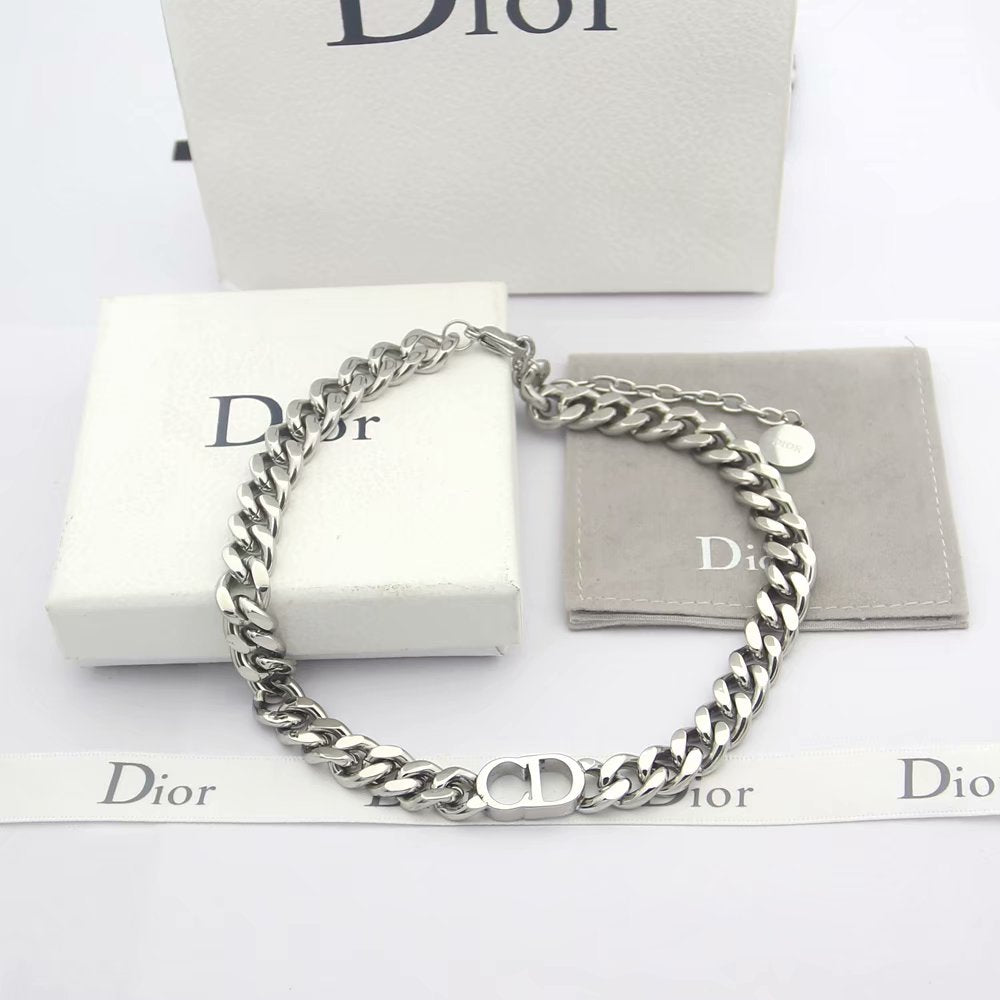 DN22 Titanium steel Hot sale fashion  long necklace for woman Men size jewelry for woman gift