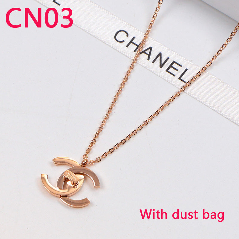 CN03  Hot sale fashion Necklace for woman 3color size jewelry  for woman gift