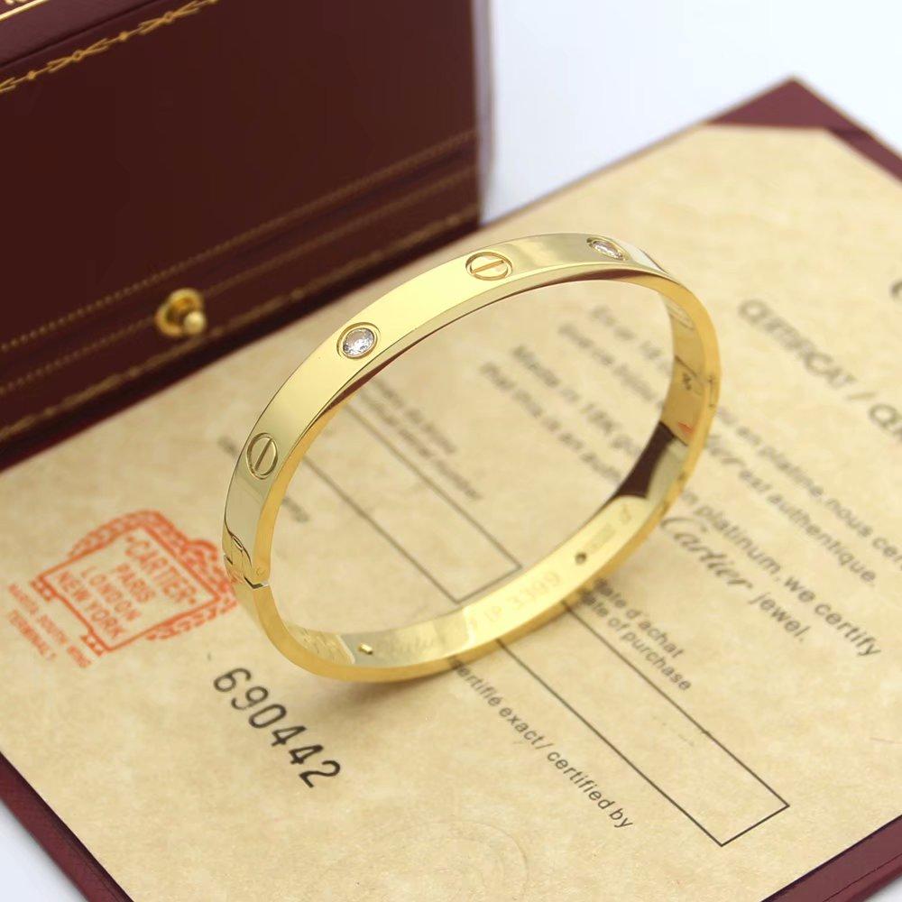 BC071  Hot sale 316L Fashion Stainless Steel lover bracelet&bangle it come with box sets size 16-19cm