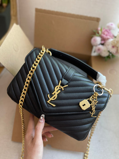 LY88 New arrive fashion black color bag for woman beautiful gift to choose gift 24cm