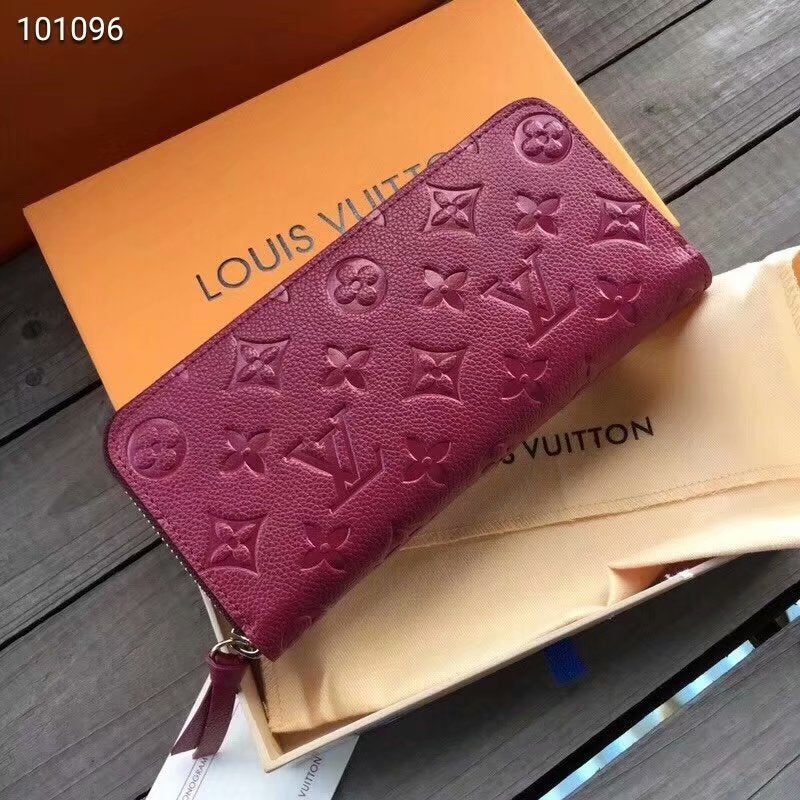 LW14 4 color  Hot sale fashion Genuine Leather wallet for woman and men gift