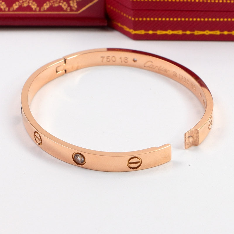 B160 Hot sale 316L Fashion Stainless Steel lover bracelet&bangle it come with dust bag size 16-20cm