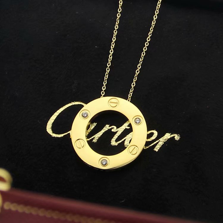 CNP10  new Fashion Titanium Steel Jewelry Design Letter Necklace beautiful For Women  Necklace for woman