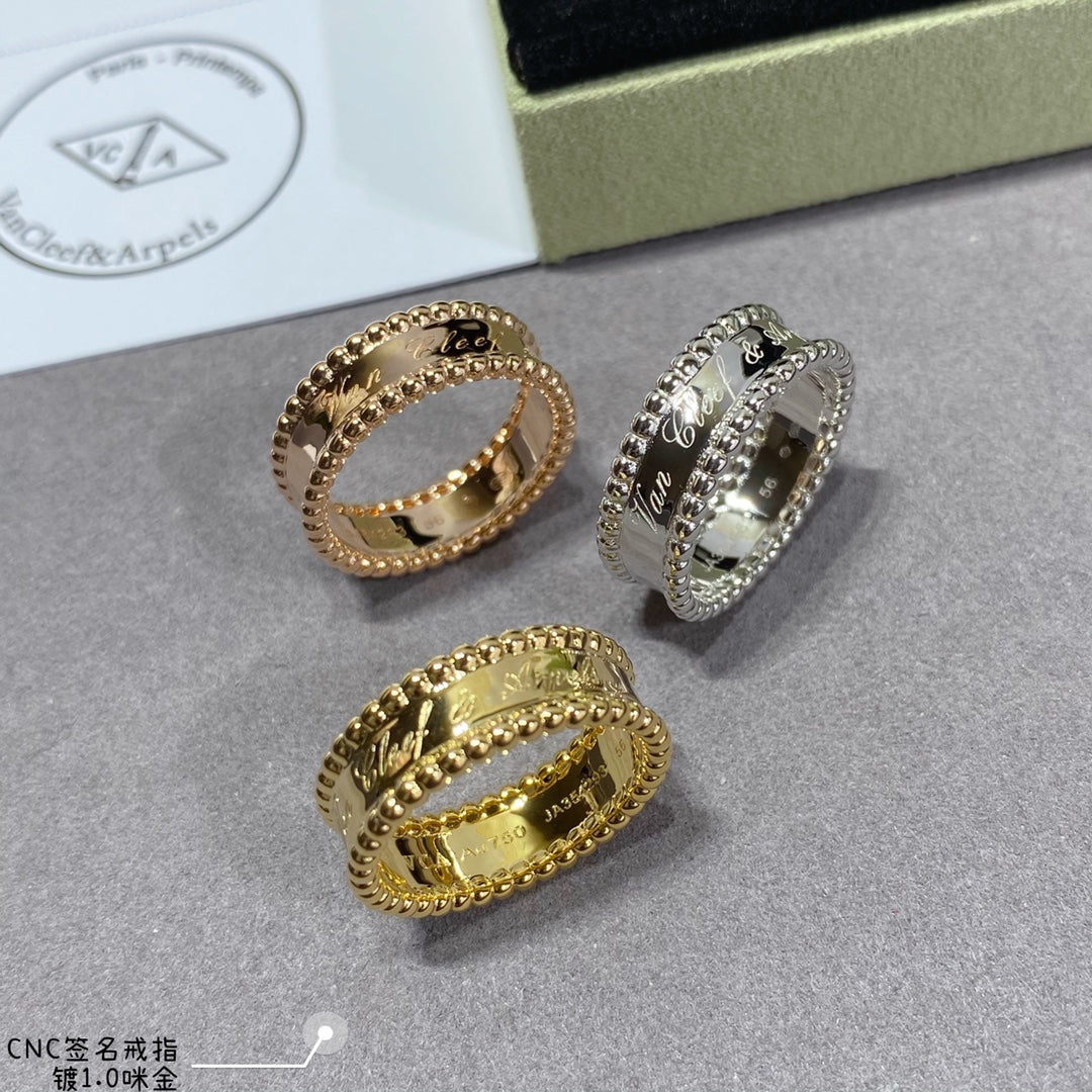 FY67 New Fashion 3 color rings for Women Charm  Couples gift