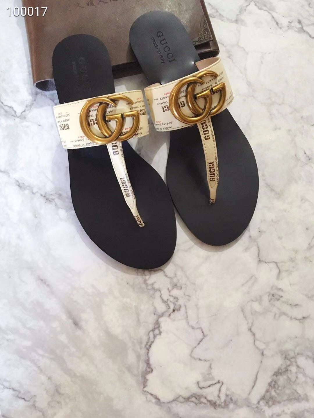 GUX20 Hot sale fashion  brand  sandals  for woman with packaging