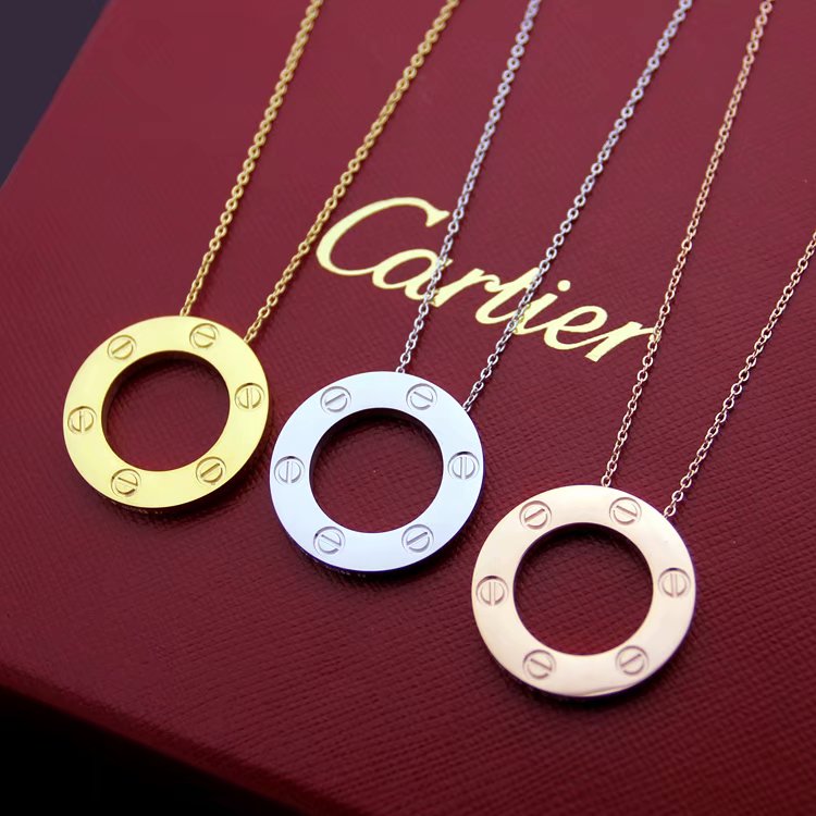 CNP10  new Fashion Titanium Steel Jewelry Design Letter Necklace beautiful For Women  Necklace for woman