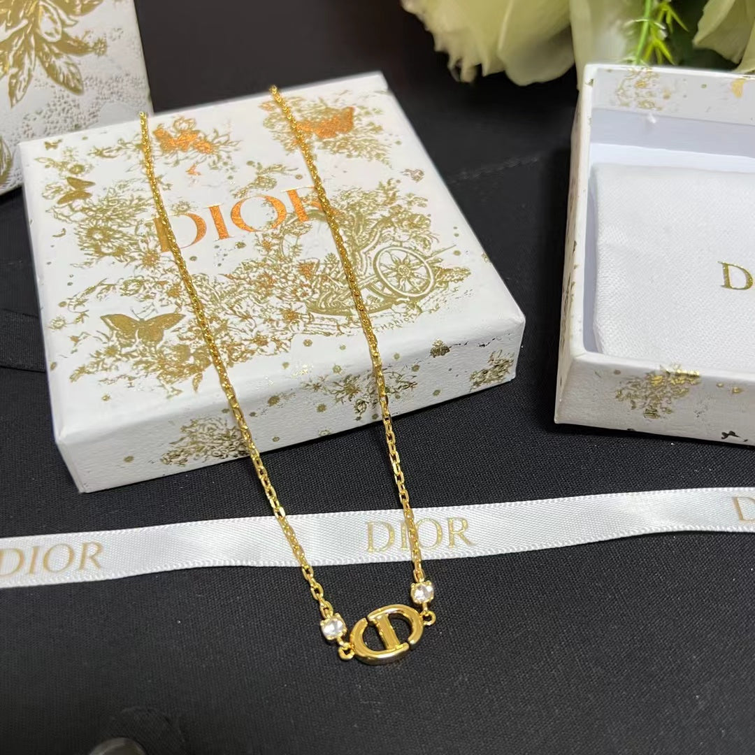 DEM59 New arrive fashion gold color necklace for woman beautiful jewelry to choose gift