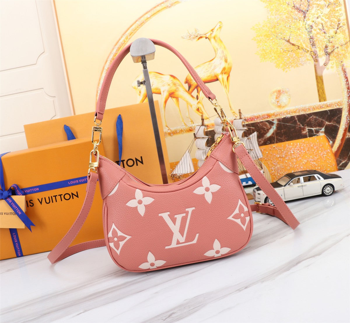 LEM102  New arrive fashion pink color  bag for woman beautiful gift to choose gift size to choose 25cm