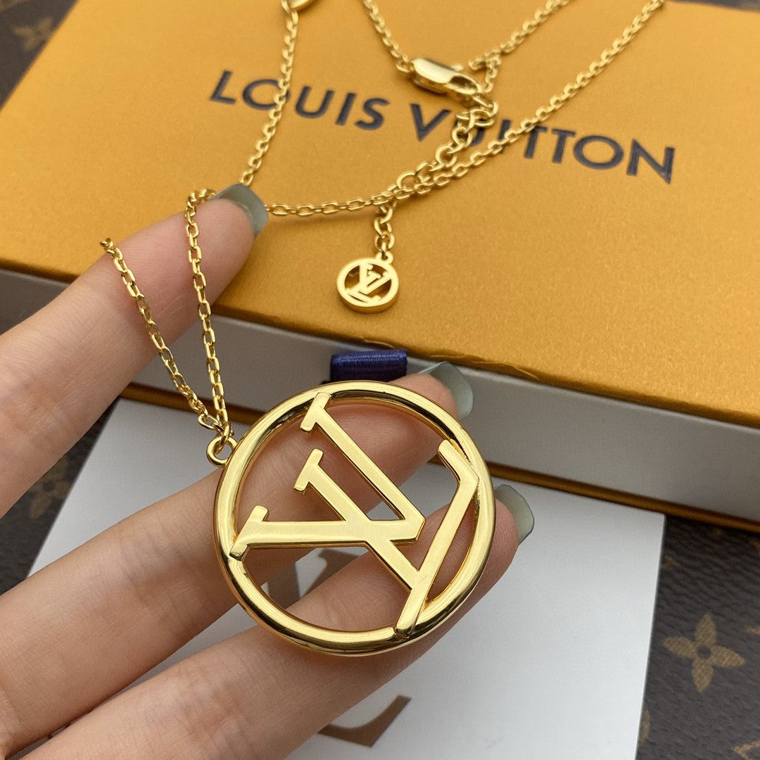 LEM55 New arrive fashion gold color long necklace for woman beautiful jewelry to choose gift not with box