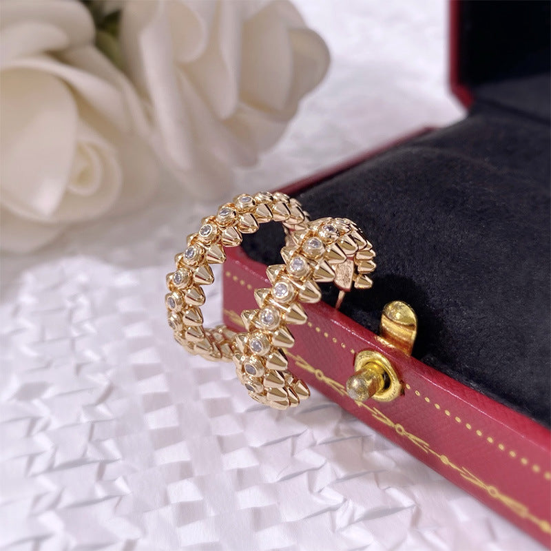 CREM09 New arrive fashion gold color earring for woman beautiful jewelry to choose gift