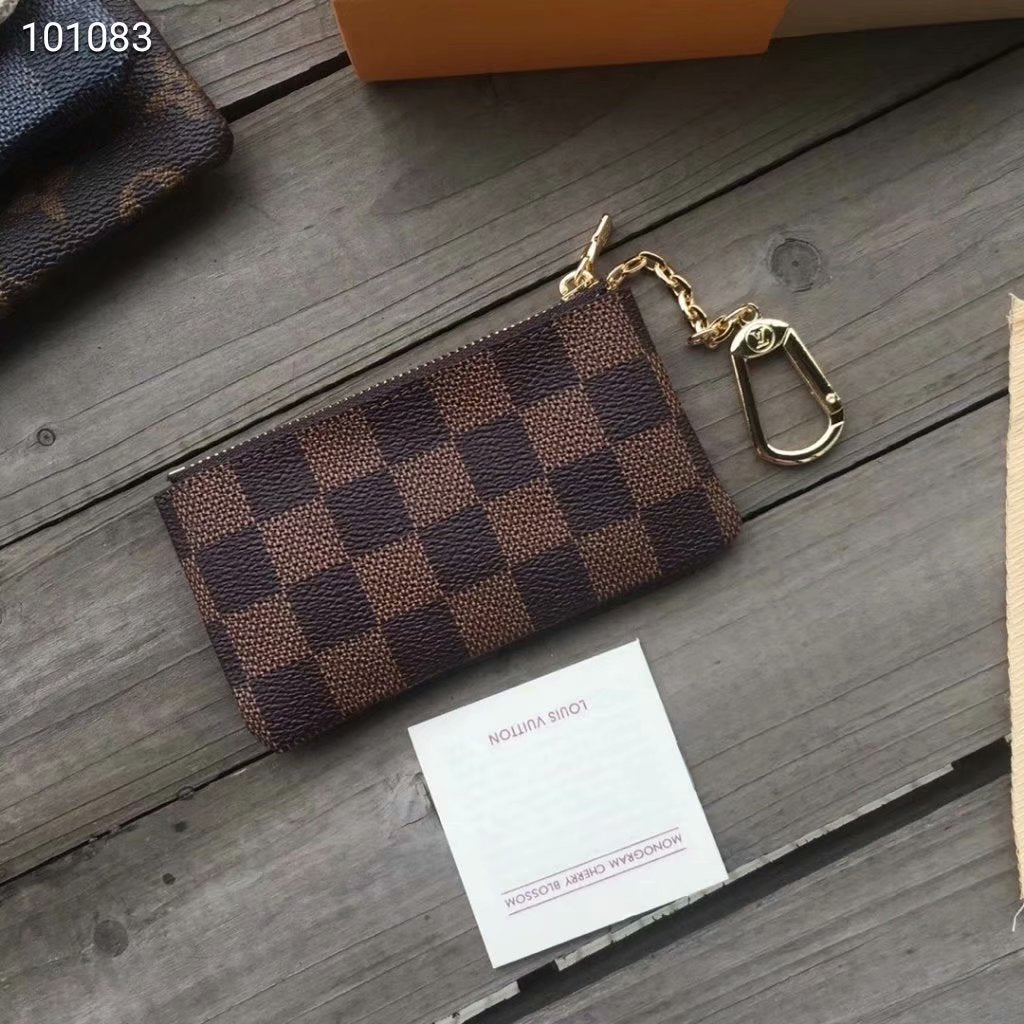 LW12 4 color  Hot sale fashion Genuine Leather wallet for woman and men gift