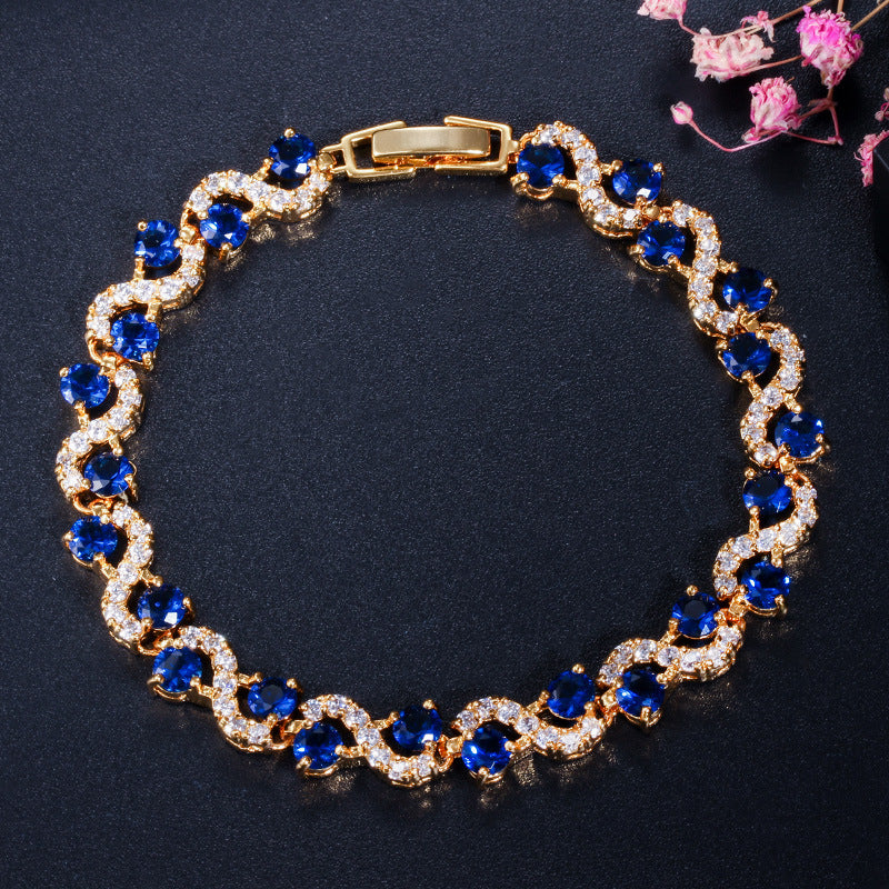 Bc03 Hot Sale Fashion, All Kinds Of Jewelry, Environmental Protection, Copper Crystal, Exquisite Bracelet For Women Jewelry