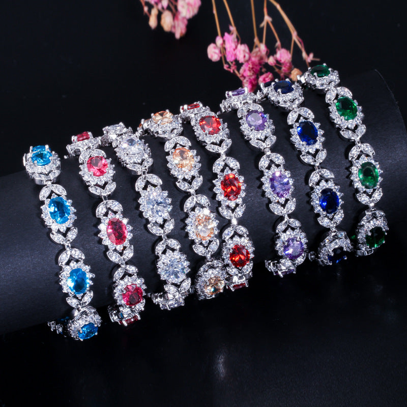 Db33 New Hot Fashion Crystal Bracelet Jewelry Beautiful High Quality Bracelet For Women Brides  gift