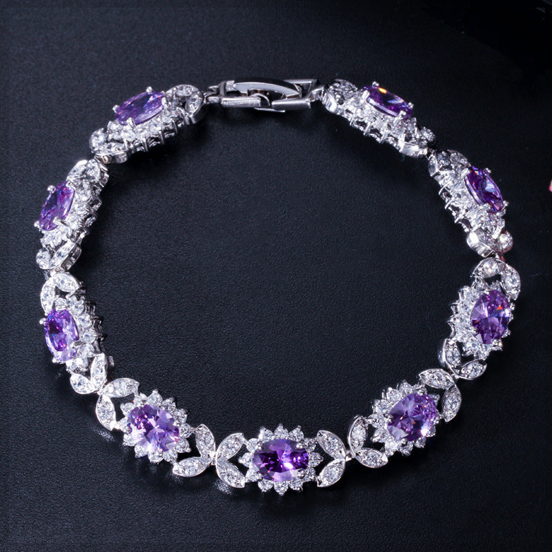 Db33 New Hot Fashion Crystal Bracelet Jewelry Beautiful High Quality Bracelet For Women Brides  gift