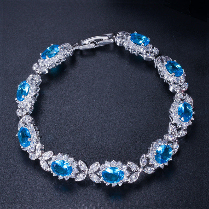 Db33 New Hot Fashion Crystal Bracelet Jewelry Beautiful High Quality Bracelet For Women Brides  gift