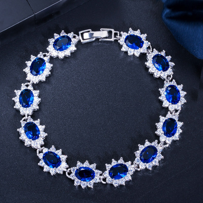 CREM07 Hot Selling Fashion Women's Hand Ornaments Anti Allergy Exquisite Super Flash Beautiful Women's Bracelet Bracelet Jewelry