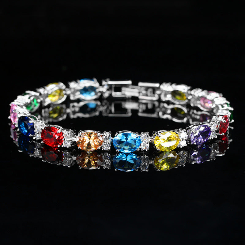 B13 12MM Hot sale  Fashion, Simple Micro Crystal Inlay, Versatile Women's Bracelet, Wedding Gifts For Women's Jewelry