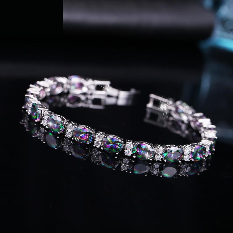 DEM93 New arrive Hot All-around cz Bracelet bangle for woman High-quality Crystal, Beautiful for Women's Jewelry