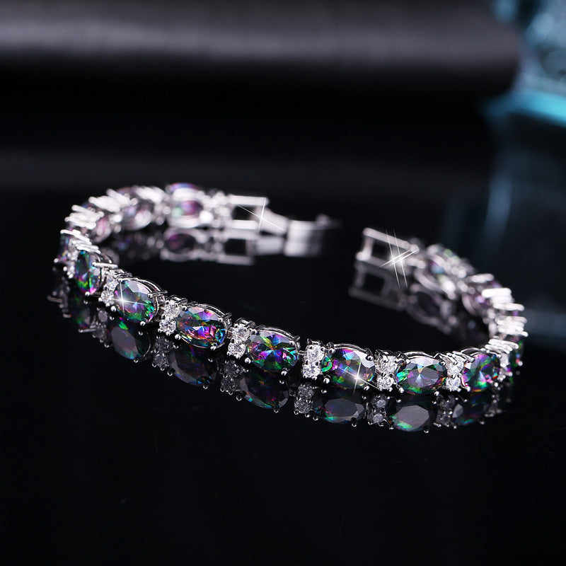 DEM93 New arrive Hot All-around cz Bracelet bangle for woman High-quality Crystal, Beautiful for Women's Jewelry