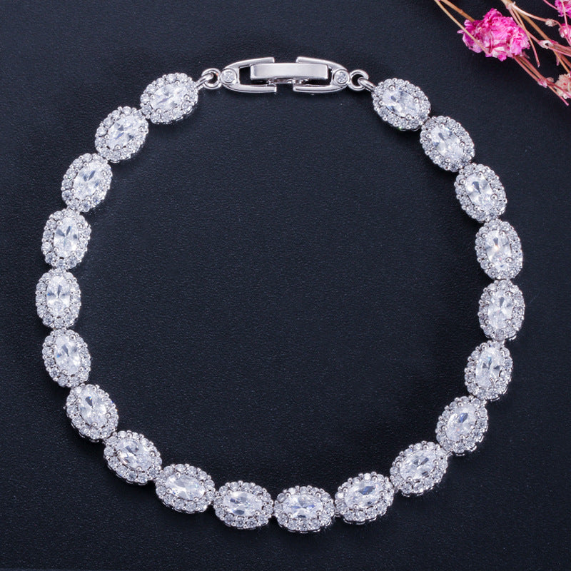 Lb38 New arrive Popular Fashion  All-around Hand Ornaments Super Crystal, Beautiful Bracelet For Women Jewelry