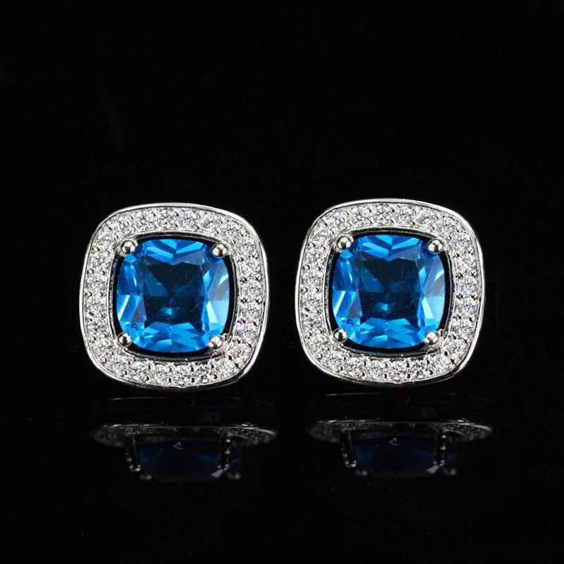 Lem09 Hot Sale New Fashion Luxury High Quality Beautiful Crystal Earrings For Women's Jewelry