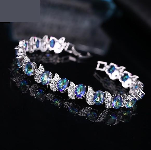 TRM04 New Fashion Simple Hand Ornaments National Style for women Jewelry High Quality Crystal Bracelet