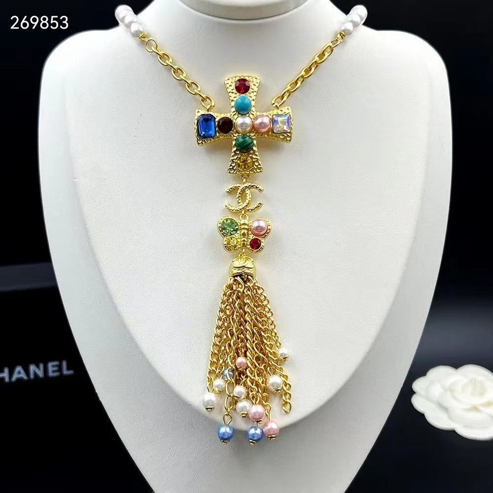 CEM35 new arrive Hot sale fashion gold color necklacefor woman size jewelry  for woman gift