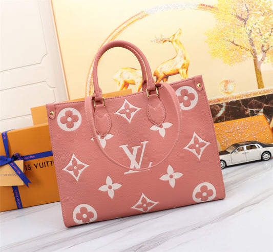 LEM99 New arrive fashion pink color  bag for woman beautiful gift to choose gift size to choose 34cm