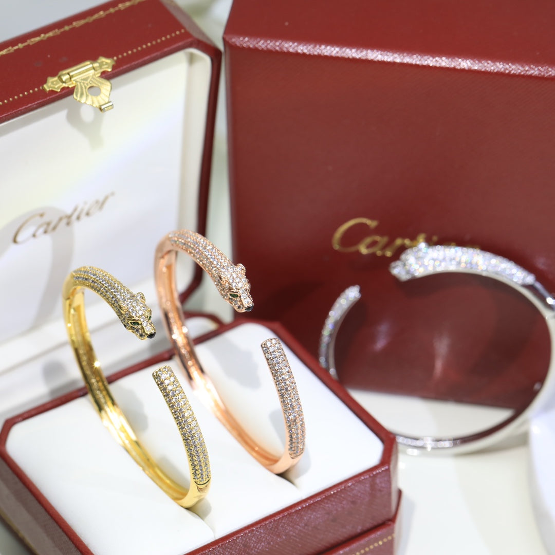 CREM15  New arrive fashion gold and silver 3 color full cz bangle for woman beautiful jewelry to choose gift