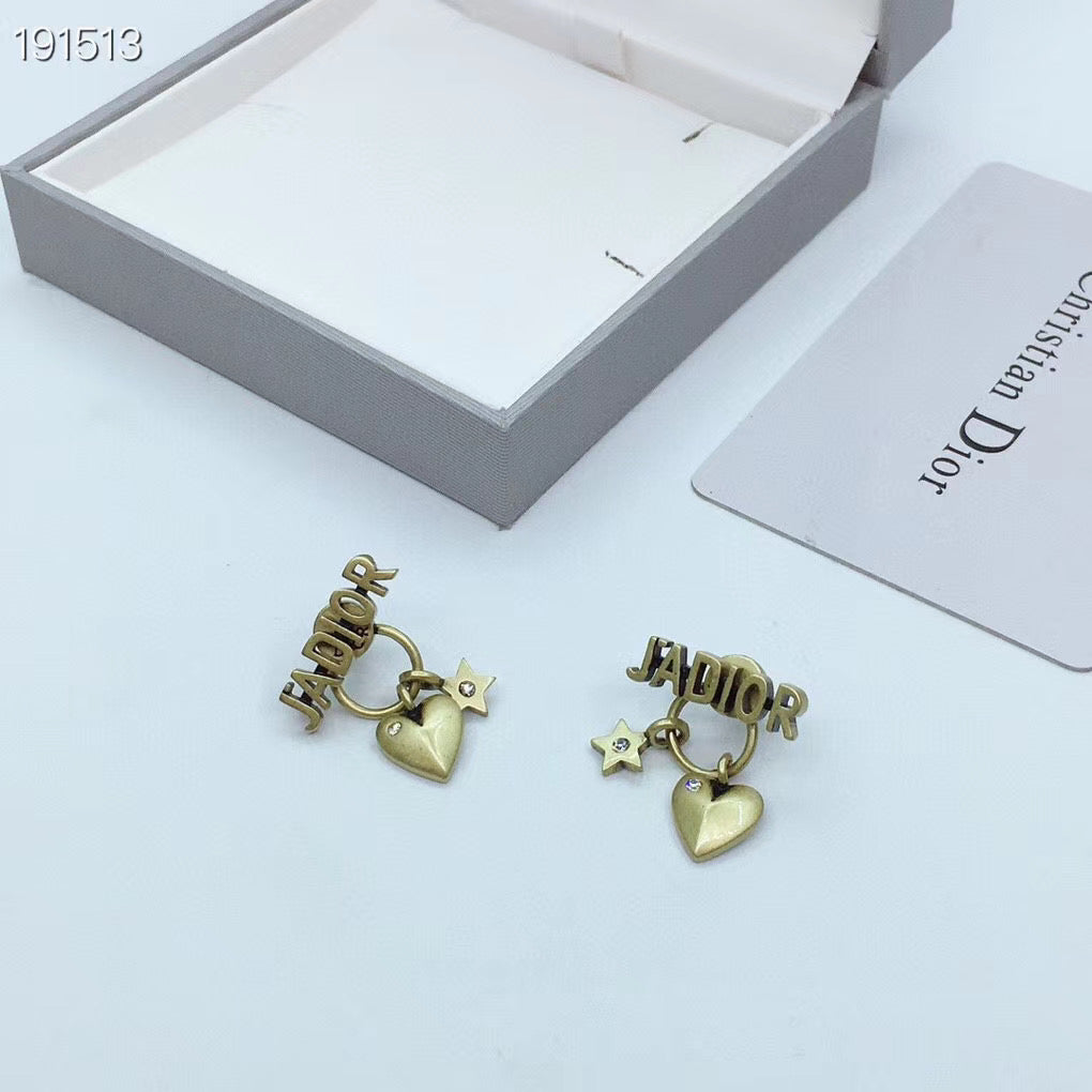 DR46 Hot sale Titanium Steel earring earring  for Women Love Jewelry not box