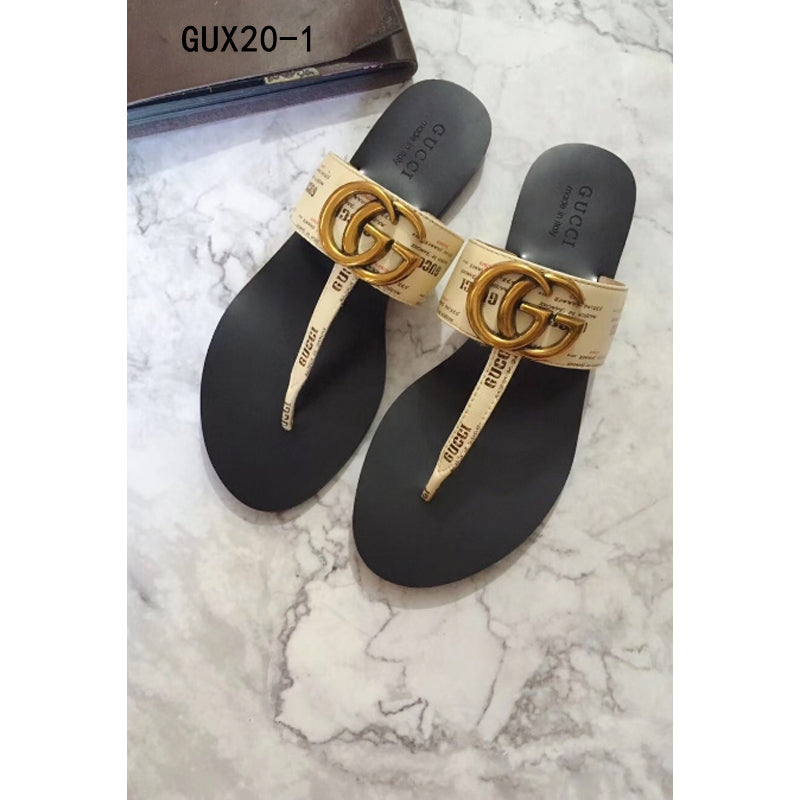 GUX20 Hot sale fashion  brand  sandals  for woman with packaging