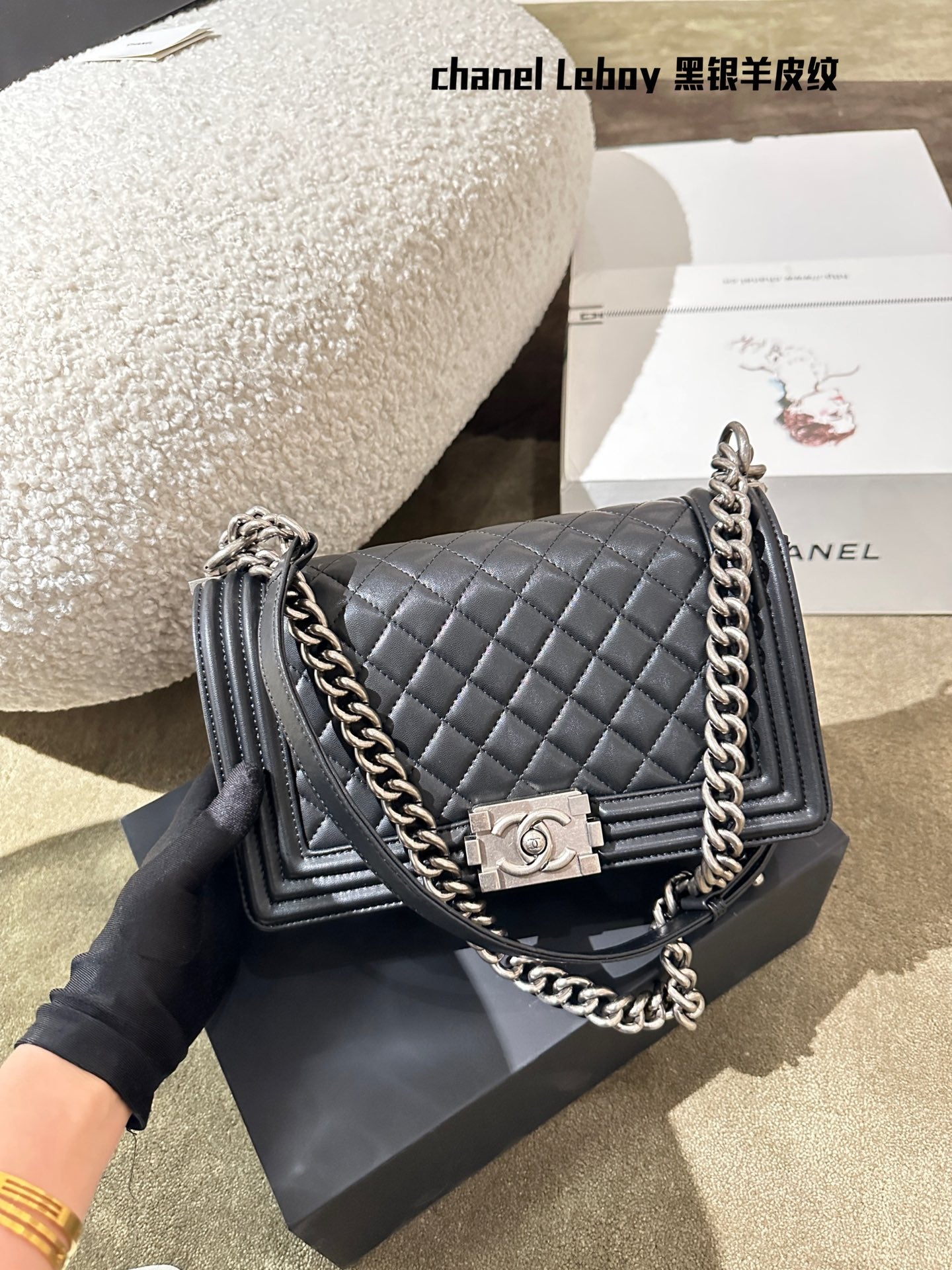 CEM53 New arrive fashion black color bag for woman beautiful gift to choose gift size to choose 25cm