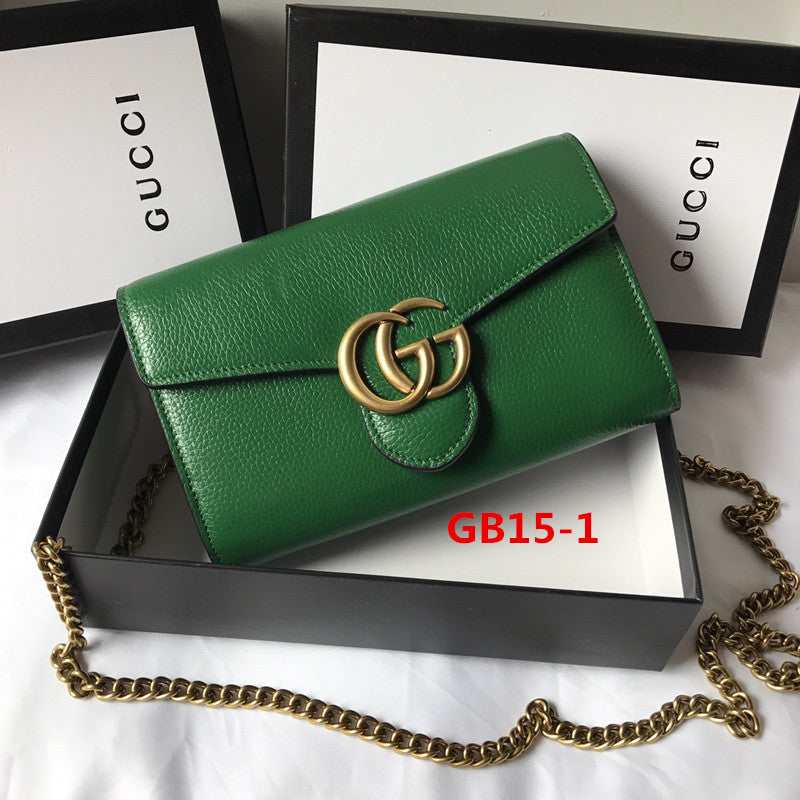 GB15 New Fashion Women Beautiful PU Bag colours chain Shoulder bag Mobile phone package