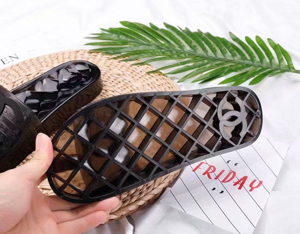 CN80 Hot sale fashion  brand  sandals  for woman with packaging