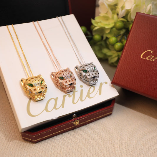 CREM19 New arrive fashion gold full cz Necklace 3color for woman beautiful jewelry to choose gift