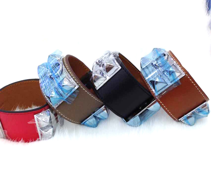 HB18 38MM wide Hot sale new arrive Genuine Leather fashion bracelet&bangle for woman jewelry gift about  22CM long