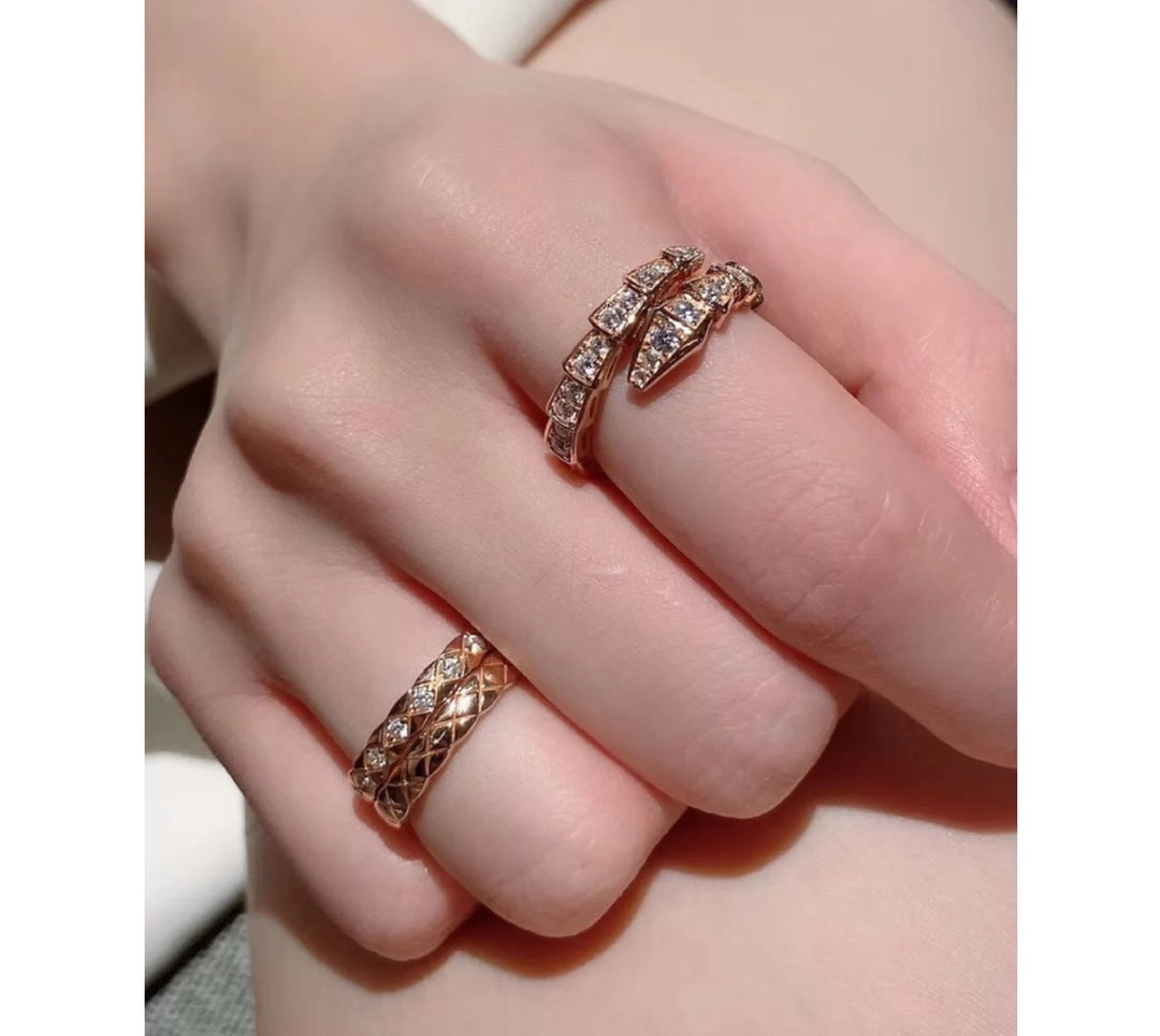 BEM07 New fashion gold full cz ring  can adjust size for woman beautiful jewelry to choose gift