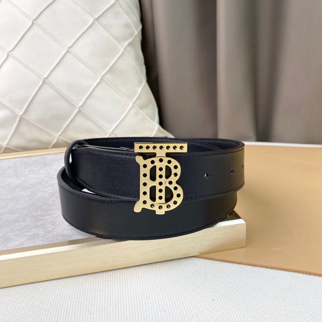 BUEM18  wide 3.5cm new arrive fashion gold and silver color belt waistband for Men gift to choose