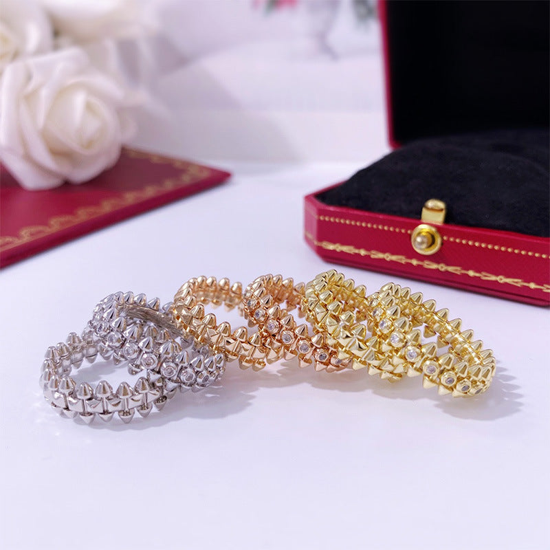 CREM08 New arrive fashion gold color rings for woman beautiful jewelry to choose gift