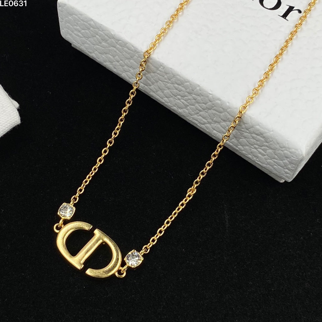 DEM12  New arrive fashion gold color necklace for woman beautiful jewelry to choose gift